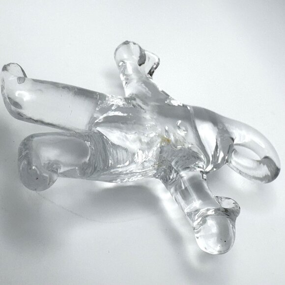 Kosta Boda Vintage MCM 70s Vallien Glass Santa Suncatcher Pendant Ornament - Picture 7 of 8